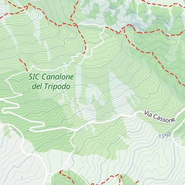 Map of Monte Solfizio