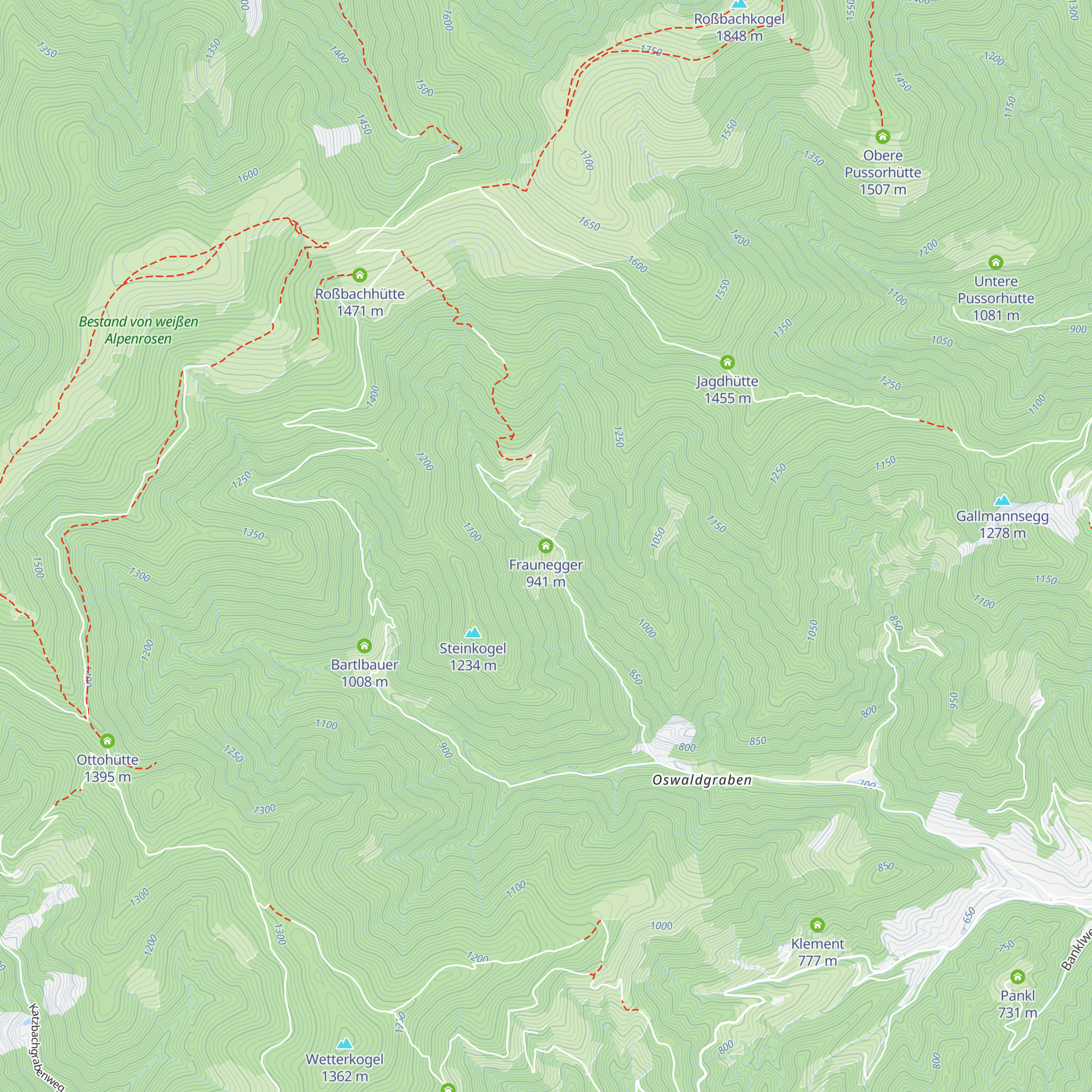 Fraunegger map