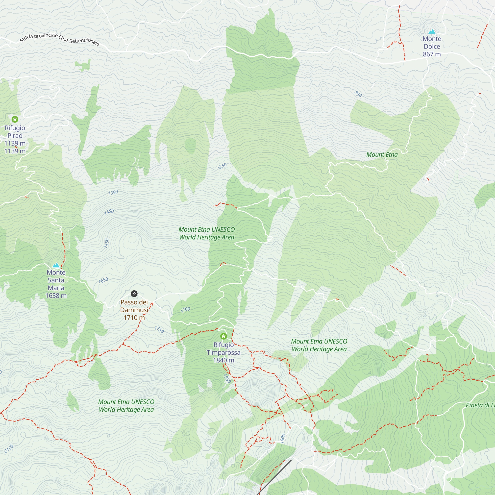 Rifugio Grotta delle Palombe map