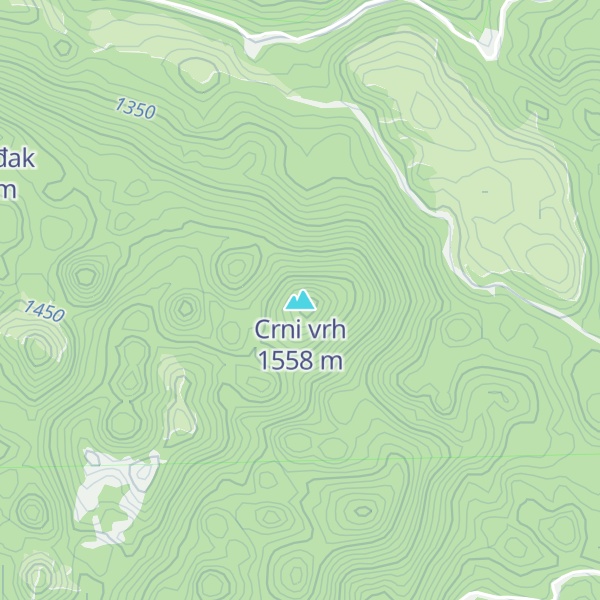 Map of Crni vrh