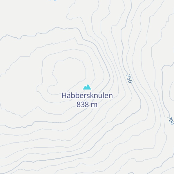 Map of Häbbersknulen