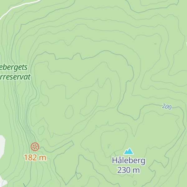 Map of Hålberget
