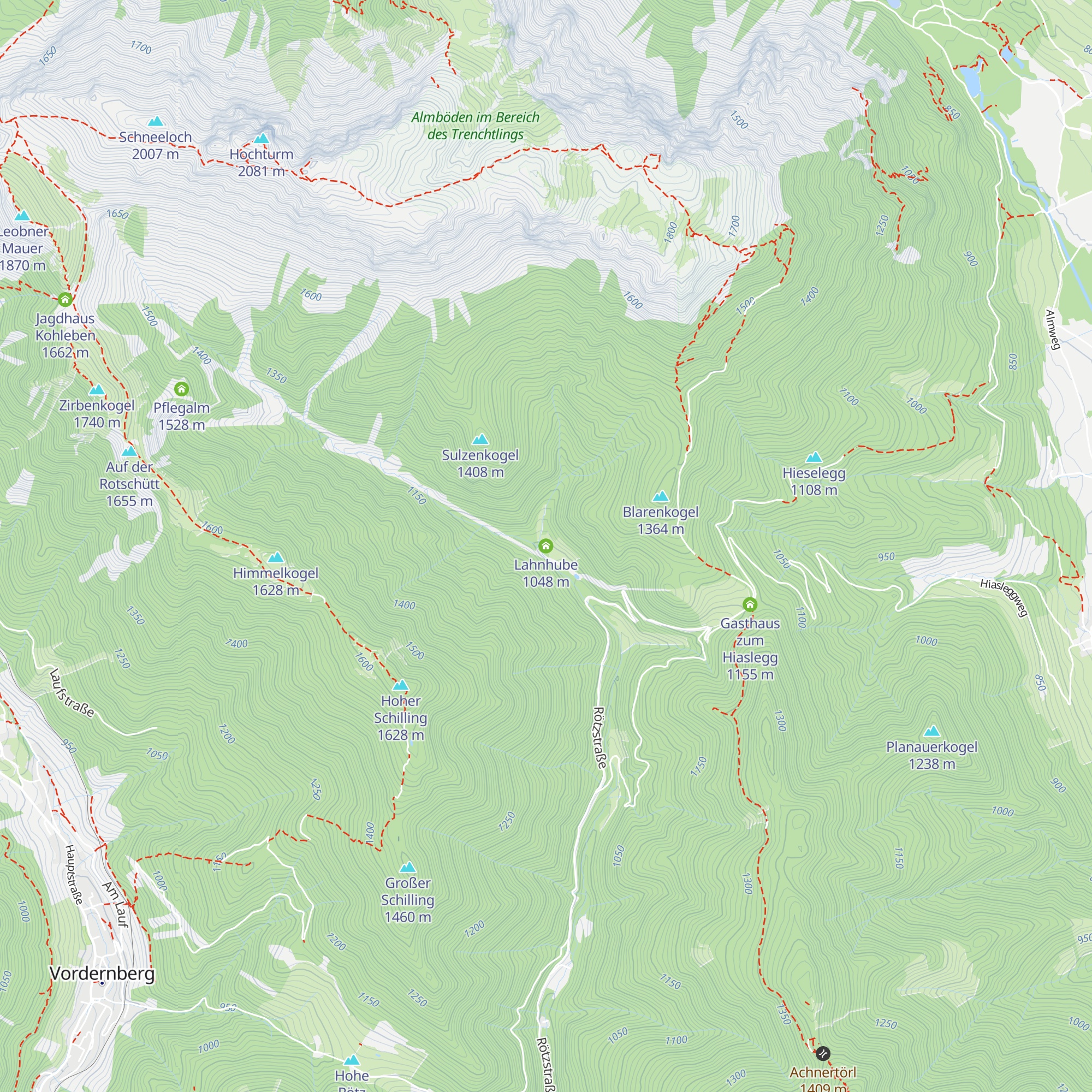 Lahnhube map