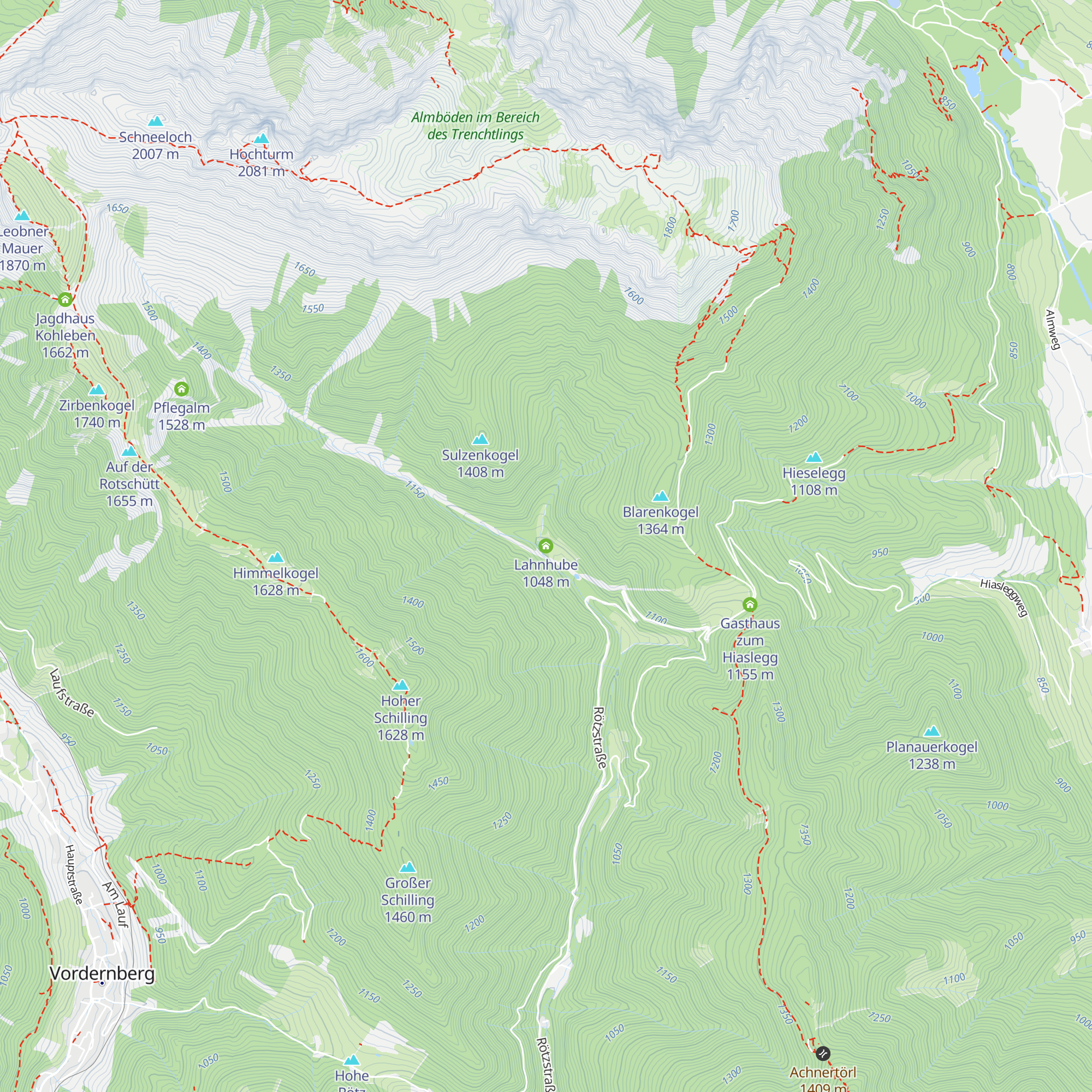 Lahnhube map