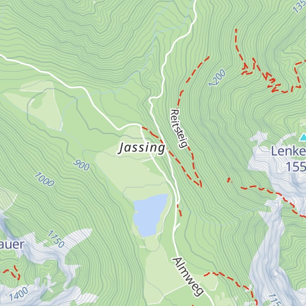 Map of Jassing Almhütt'n