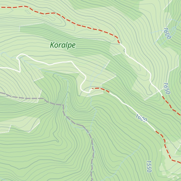 Map of Glitzalmhütte
