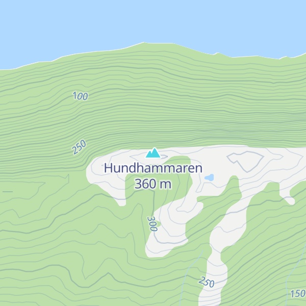 Map of Hundhammaren