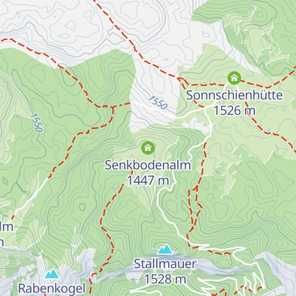 Map of Senkbodenalm