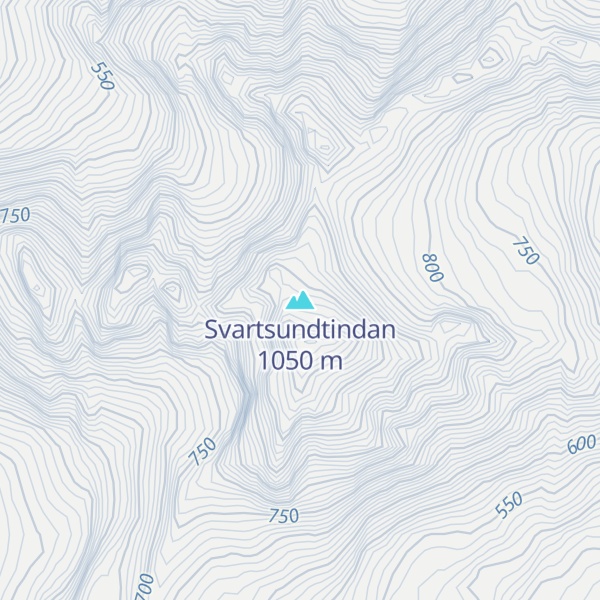 Map of Svartsundtindan