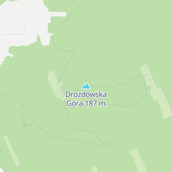 Map of Drozdowska Góra