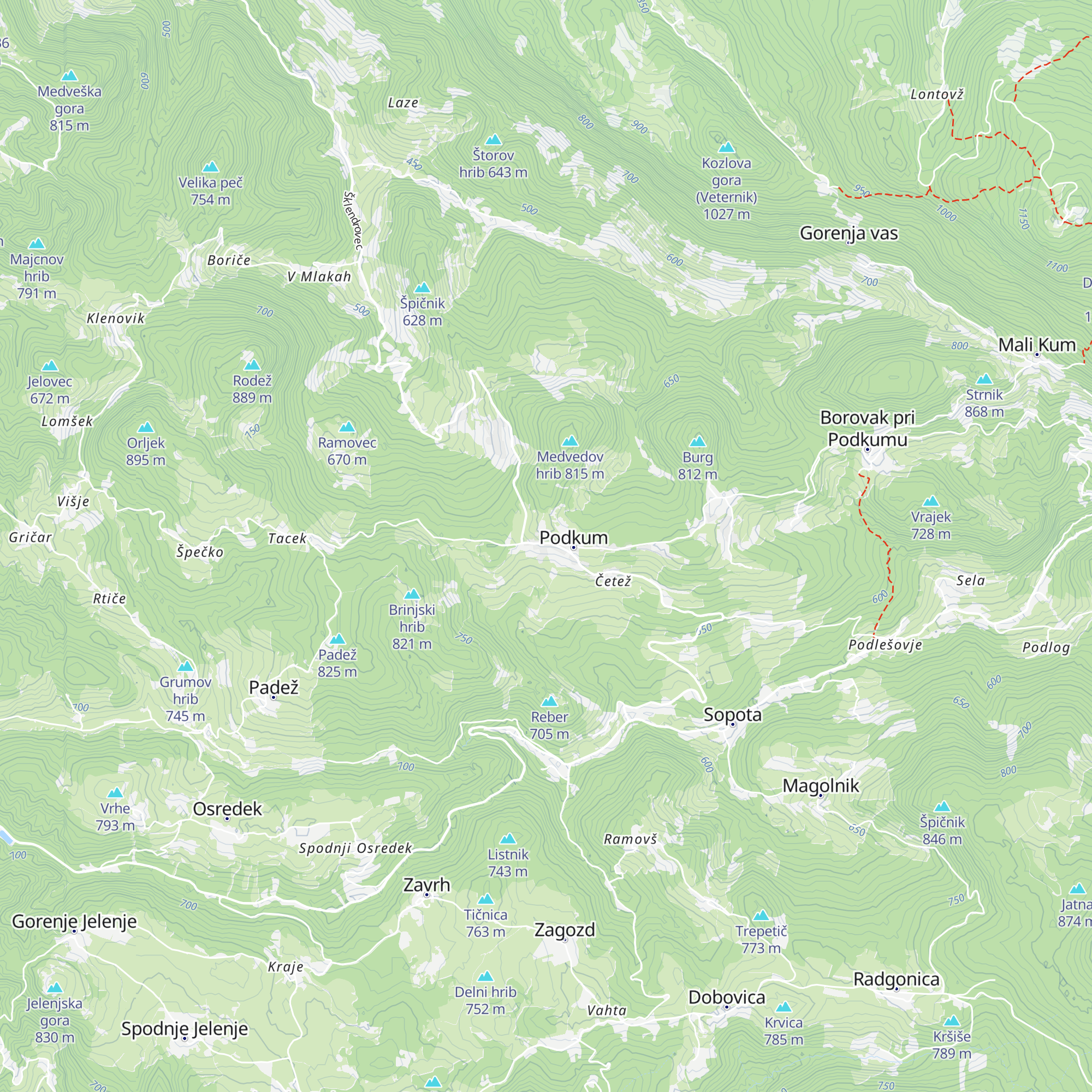 Gostilna Pr Čop map