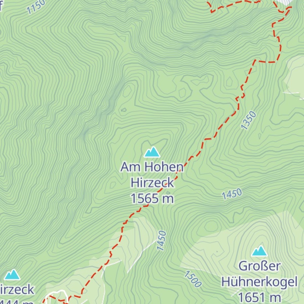 Map of Am Hohen Hirzeck