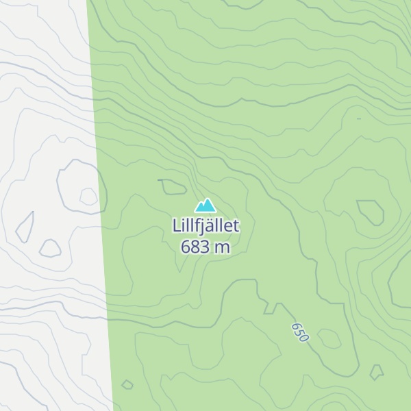 Map of Lillfjället