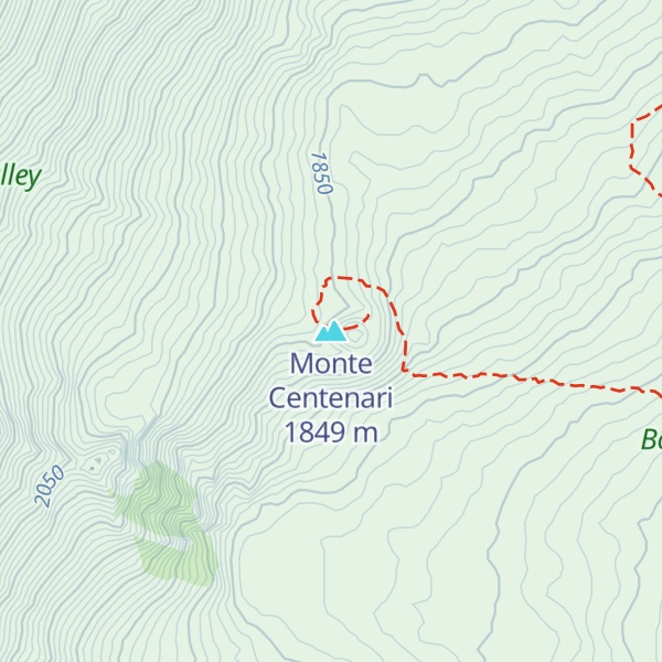 Map of Monte Centenari