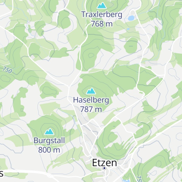 Map of Haselberg