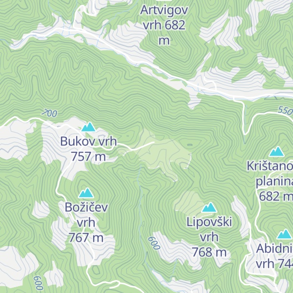 Map of Zaveršnikova kašča