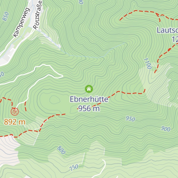 Map of Ebnerhütte