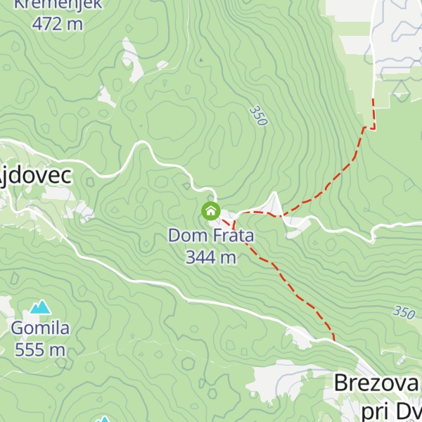 Map of Dom Frata