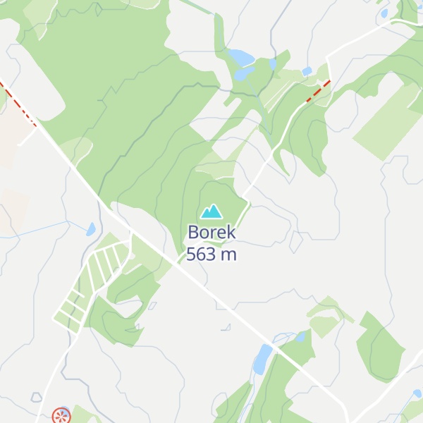Map of Borek