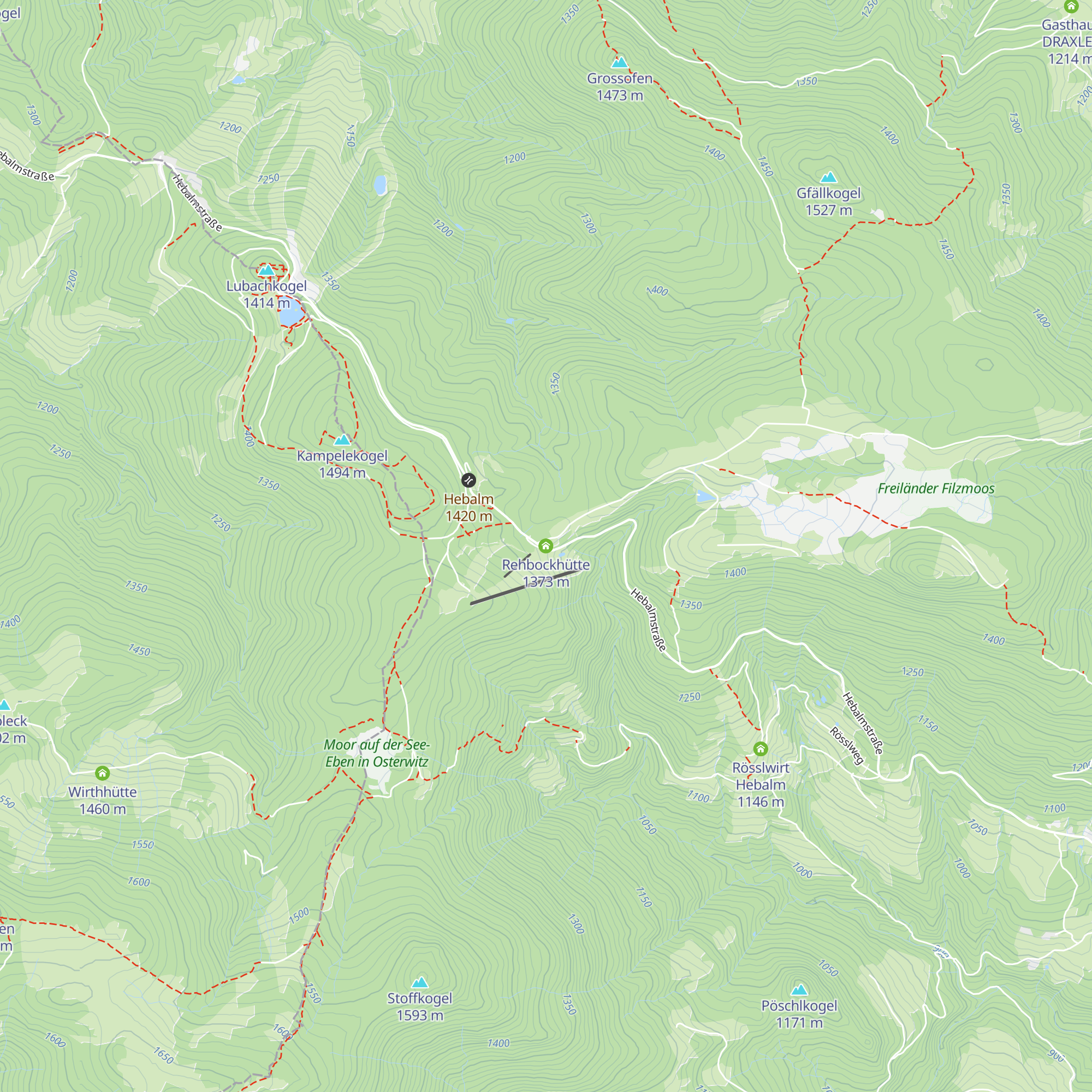 Rehbockhütte map