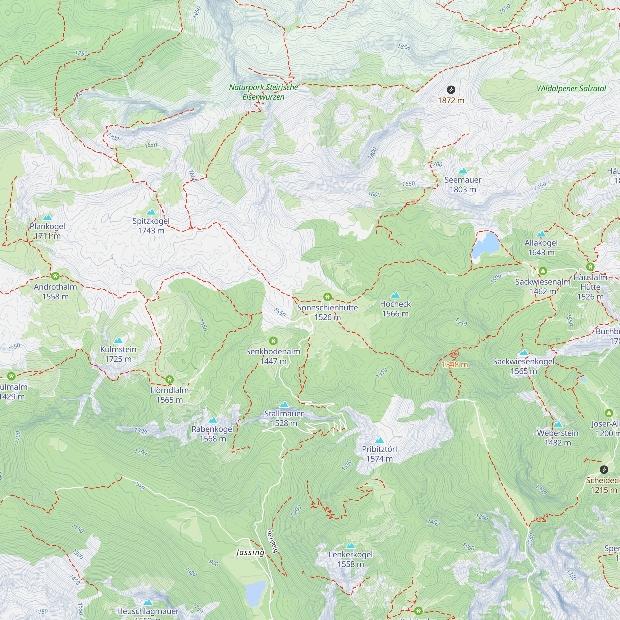 Jagdhaus map