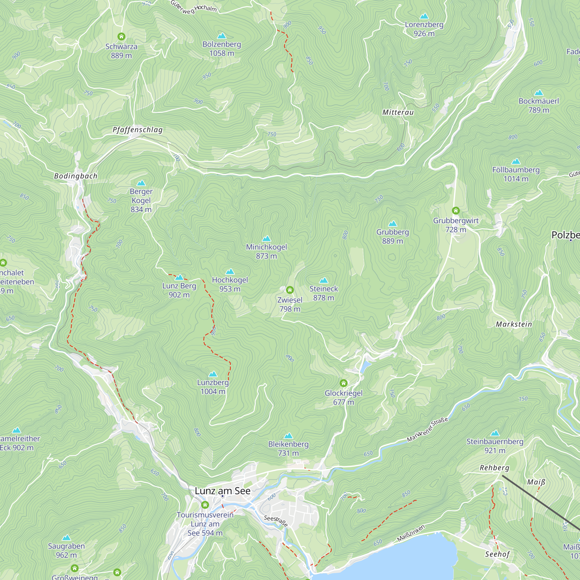 Zwiesel map