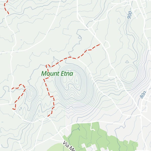 Map of Monte Arso