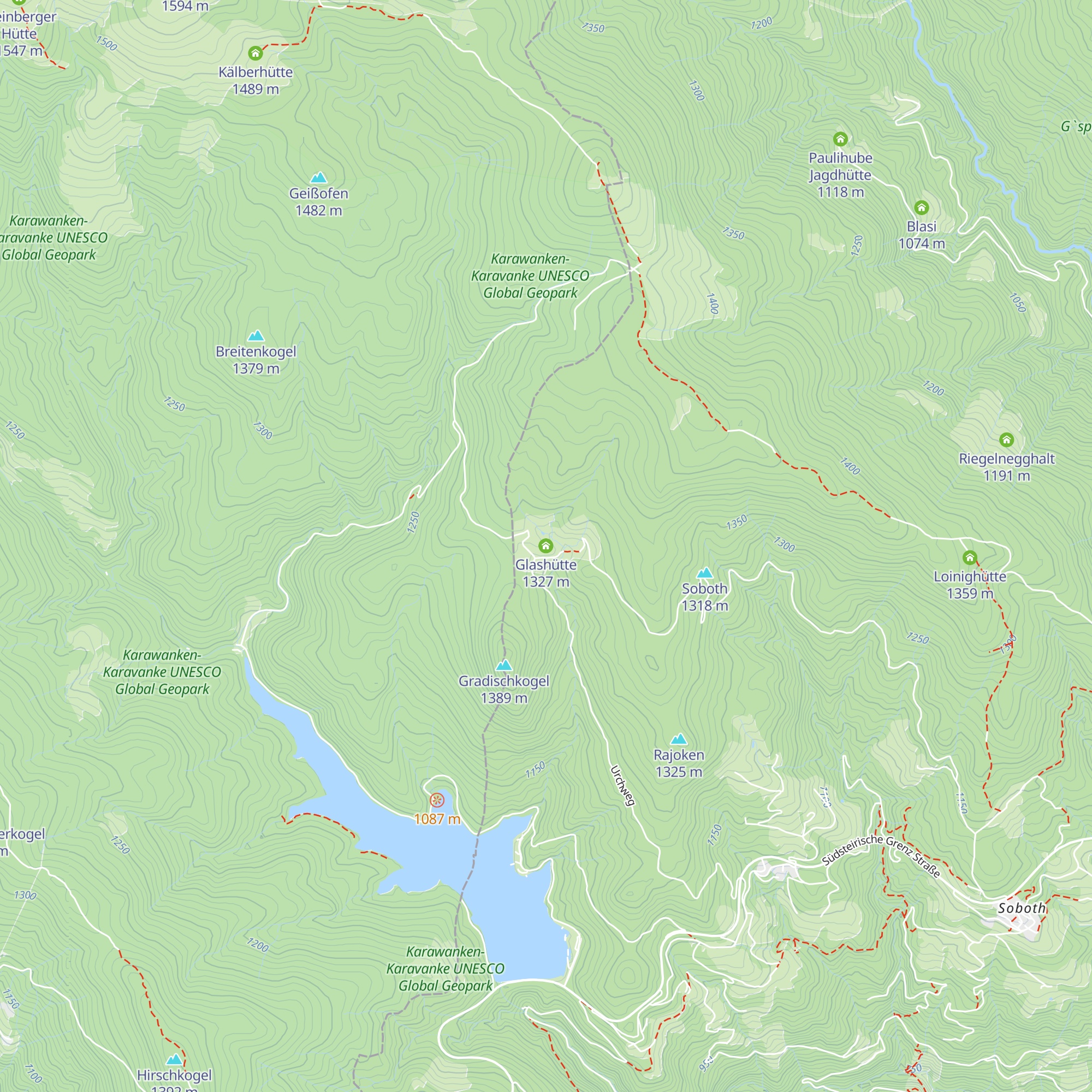 Glashütte map