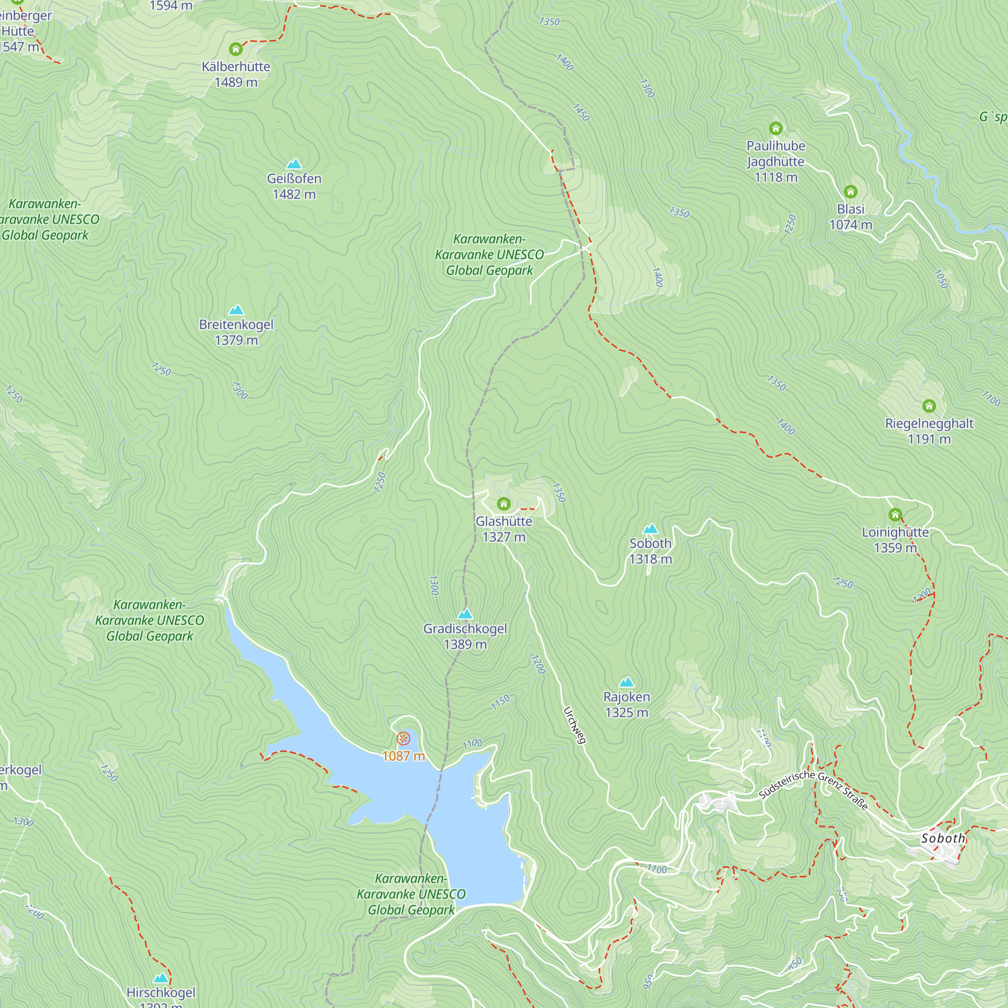 Glashütte map