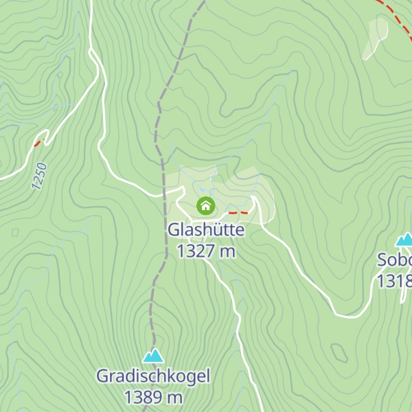 Map of Glashütte