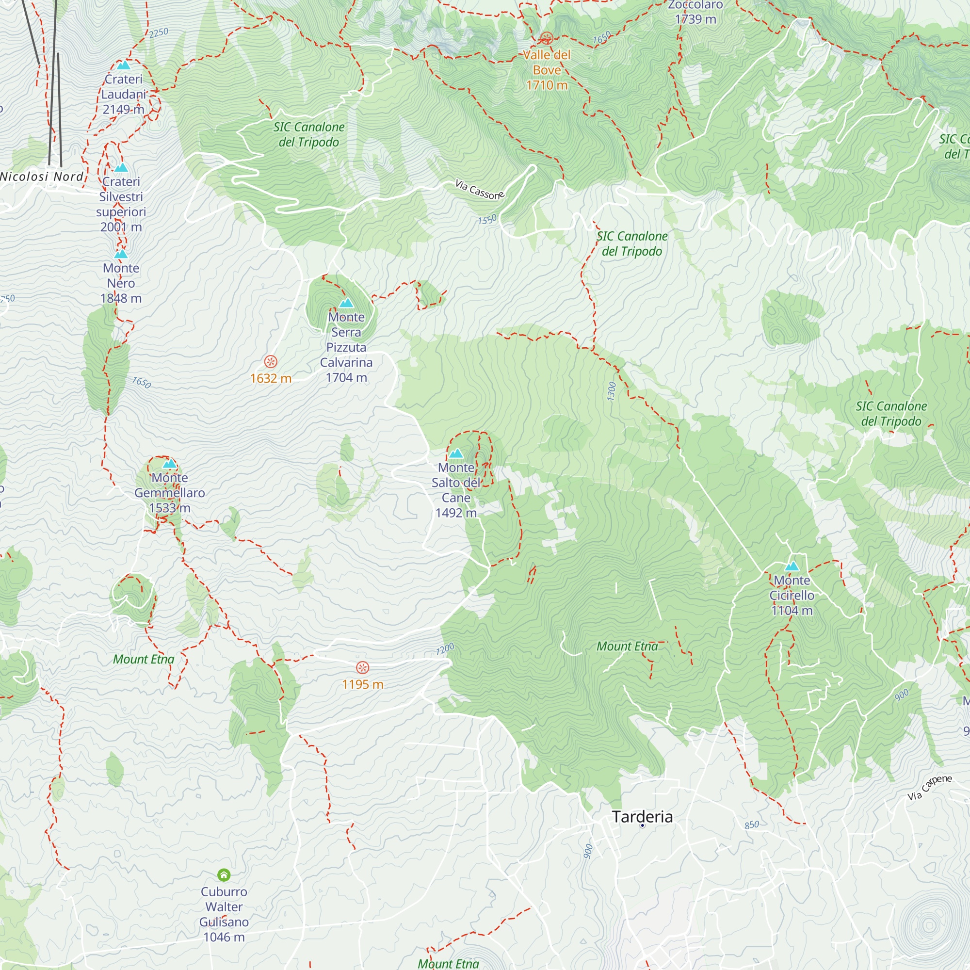 Rifugio Salto del Cane map