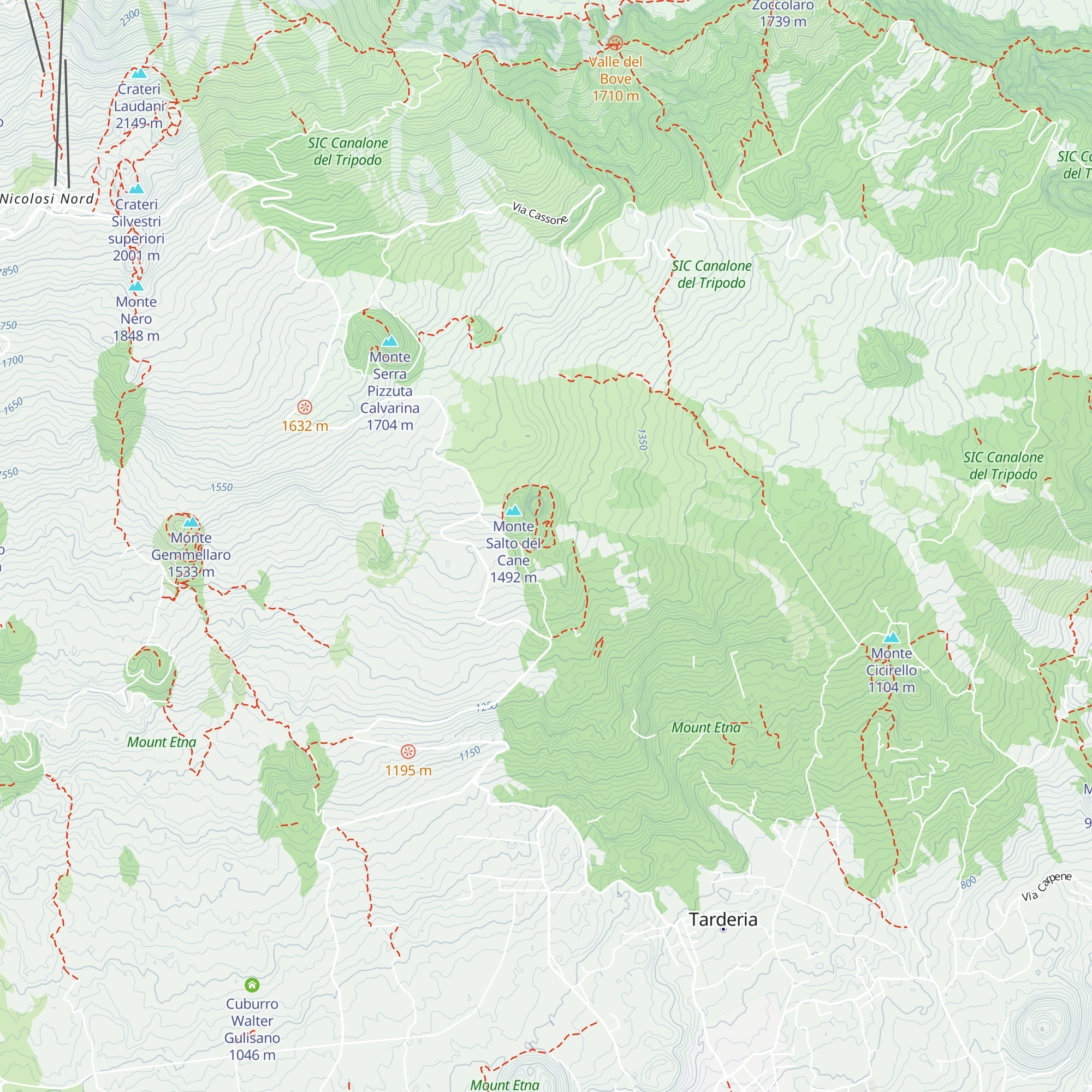 Rifugio Salto del Cane map