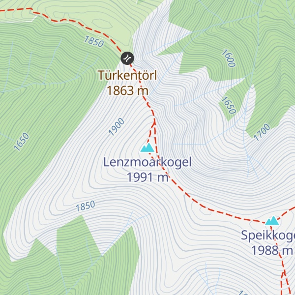 Map of Lenzmoarkogel