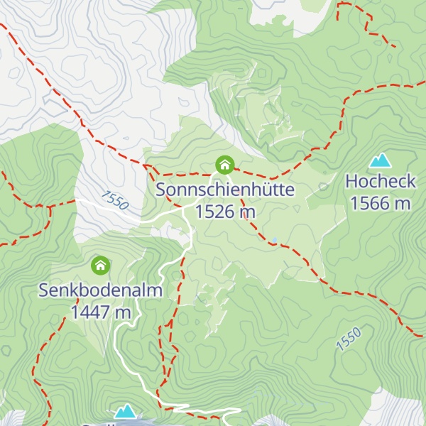 Map of Dirnbacher-Hütte