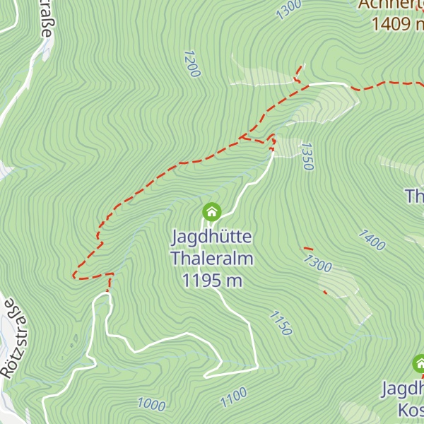 Map of Jagdhütte Thaleralm