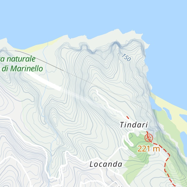 Map of Rocca Femmina