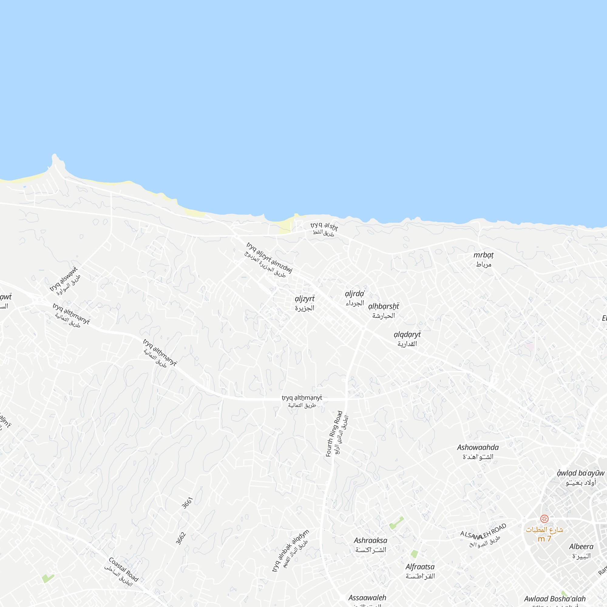 Aljazeera district map