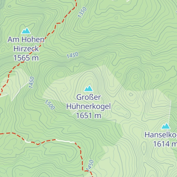 Map of Großer Hühnerkogel