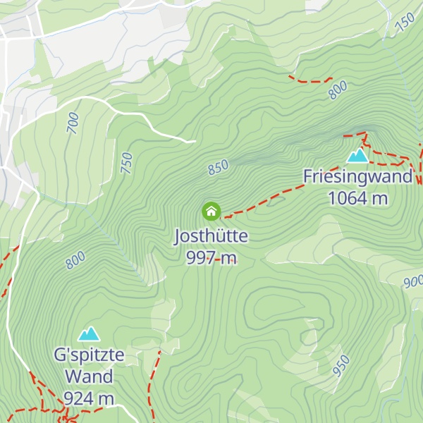 Map of Josthütte