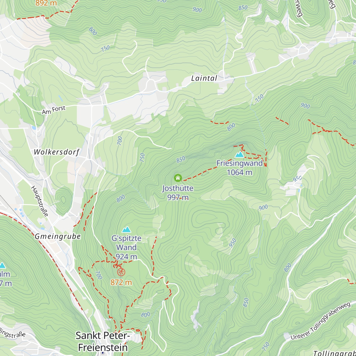 Josthütte map