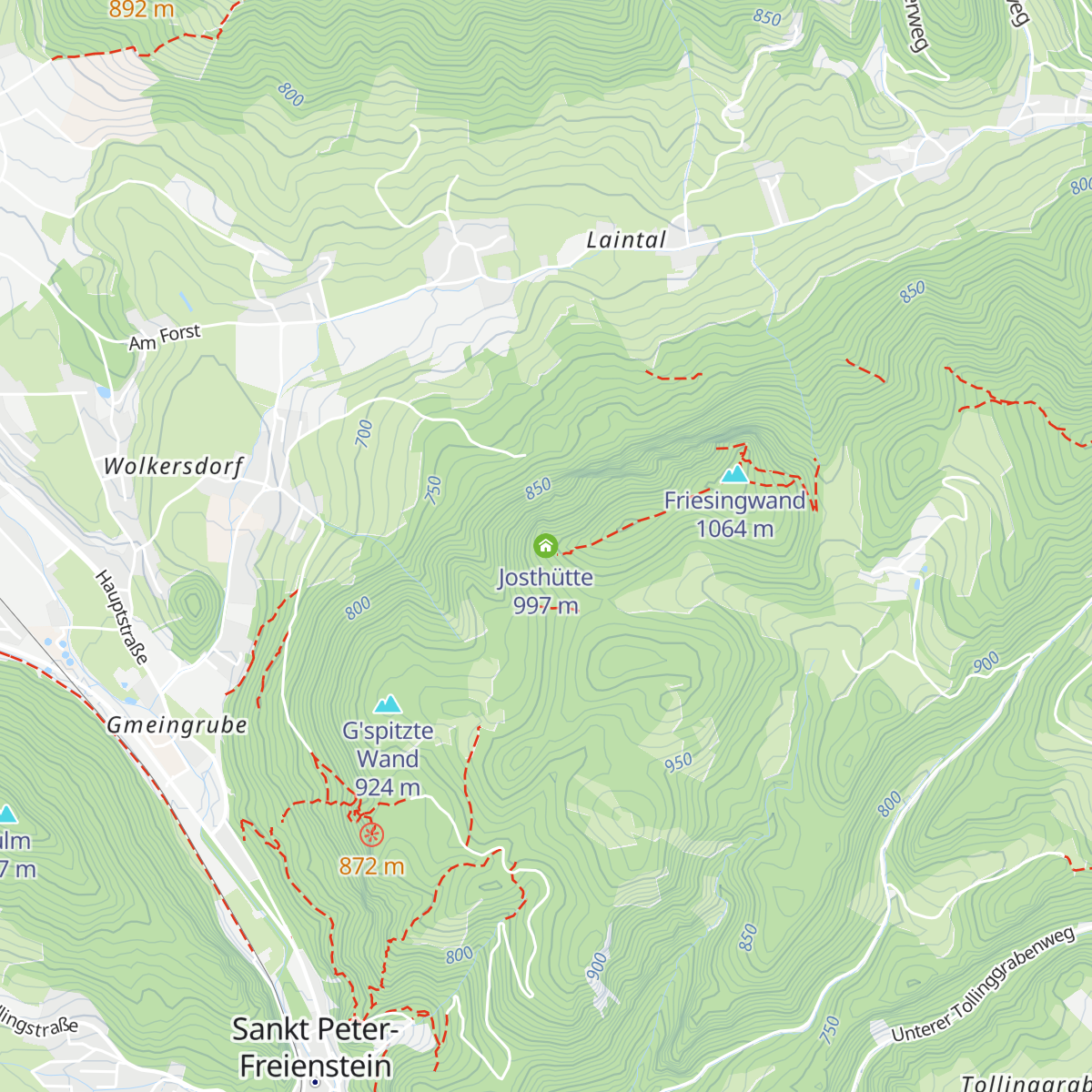 Josthütte map