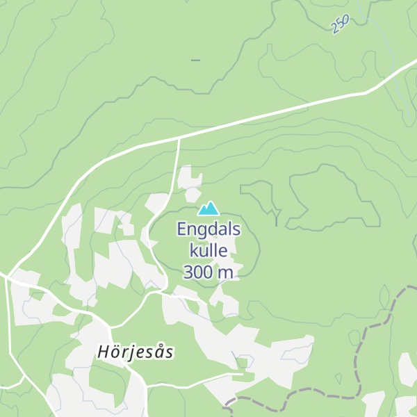 Map of Engdals kulle