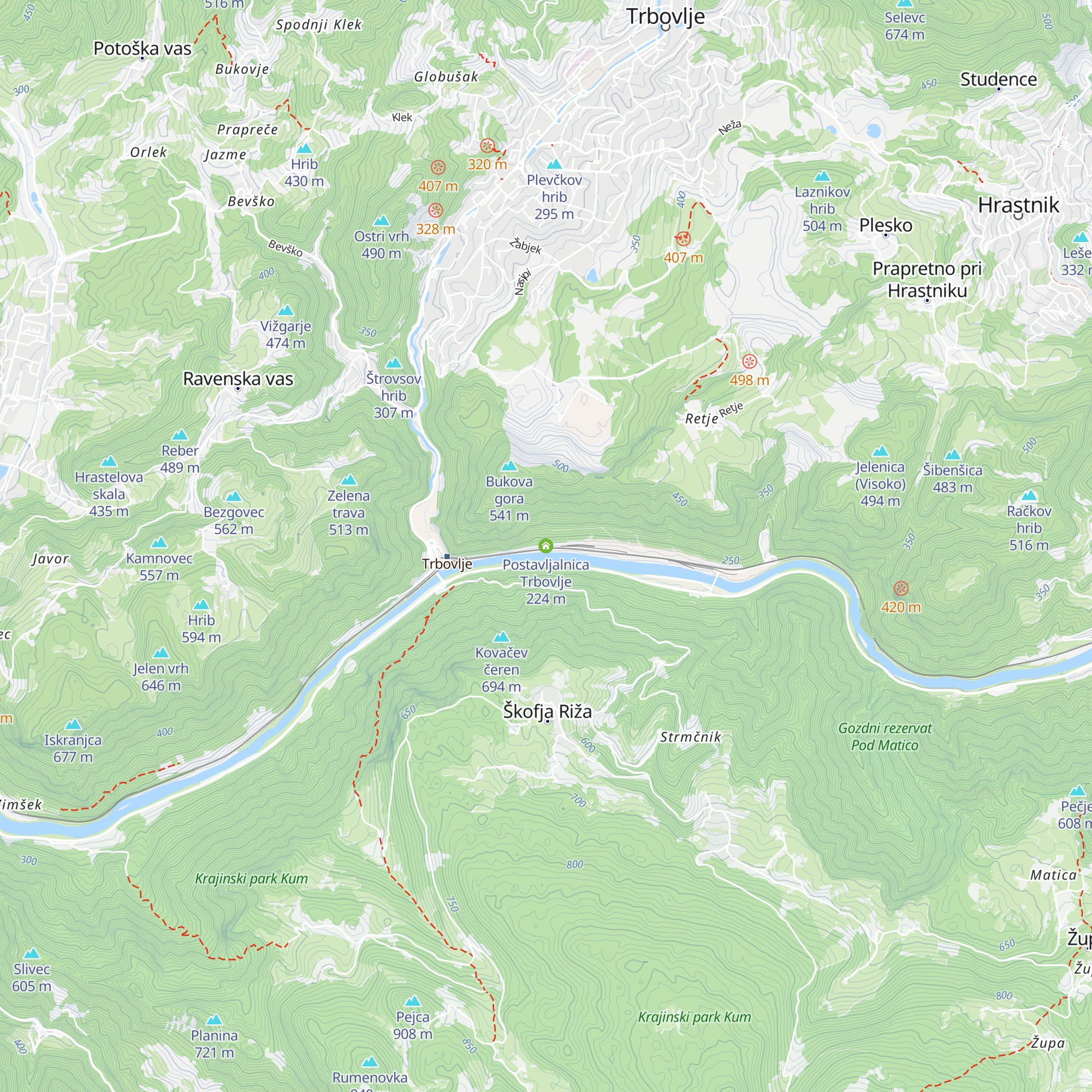 Postavljalnica Trbovlje map