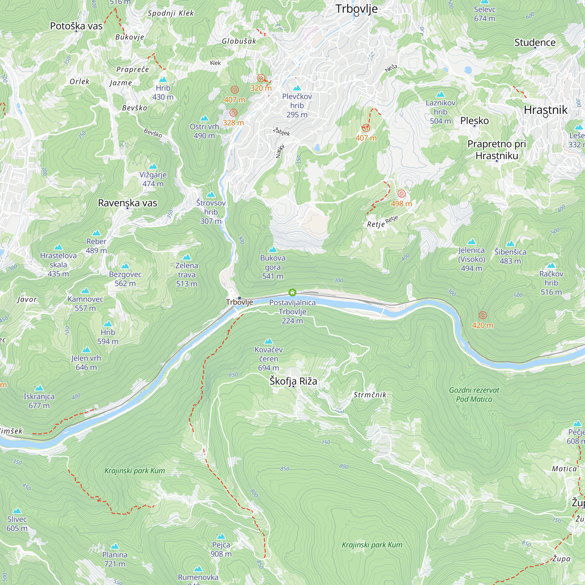 Postavljalnica Trbovlje map