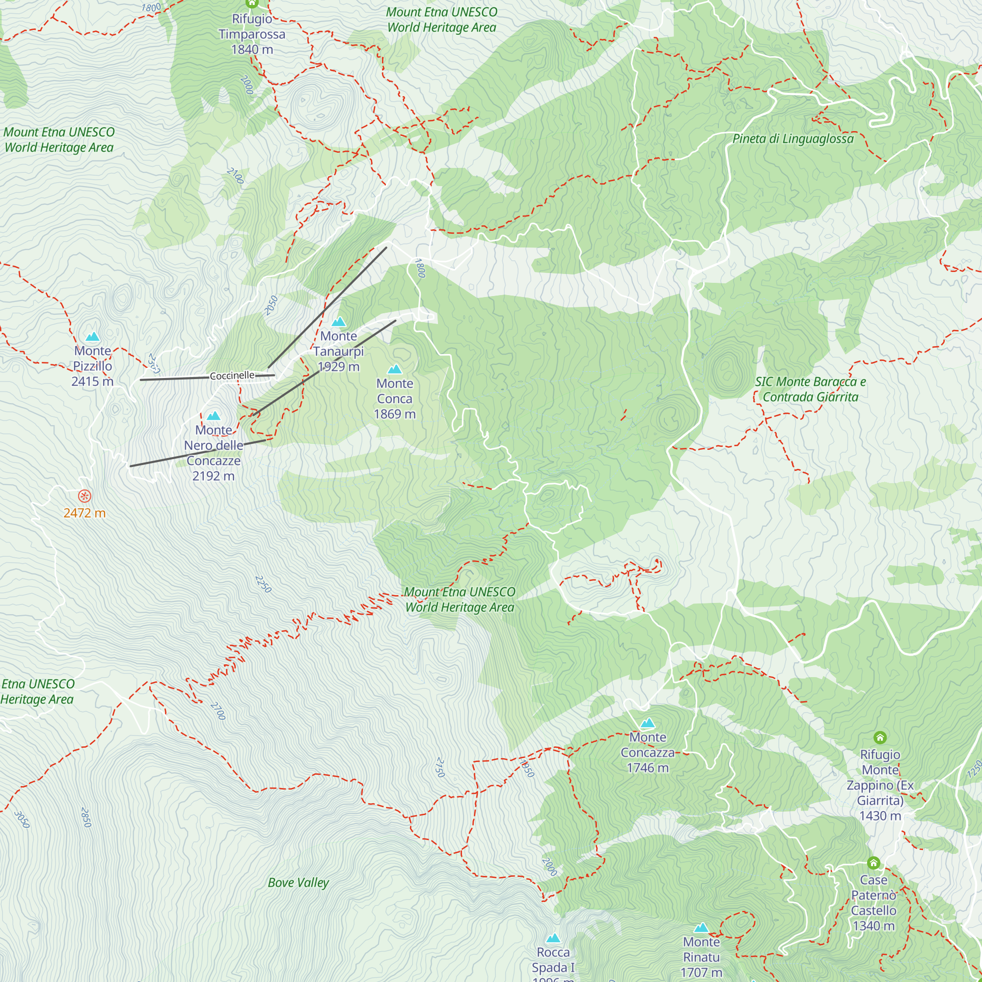 Rifugio Attilio Castrogiovanni map