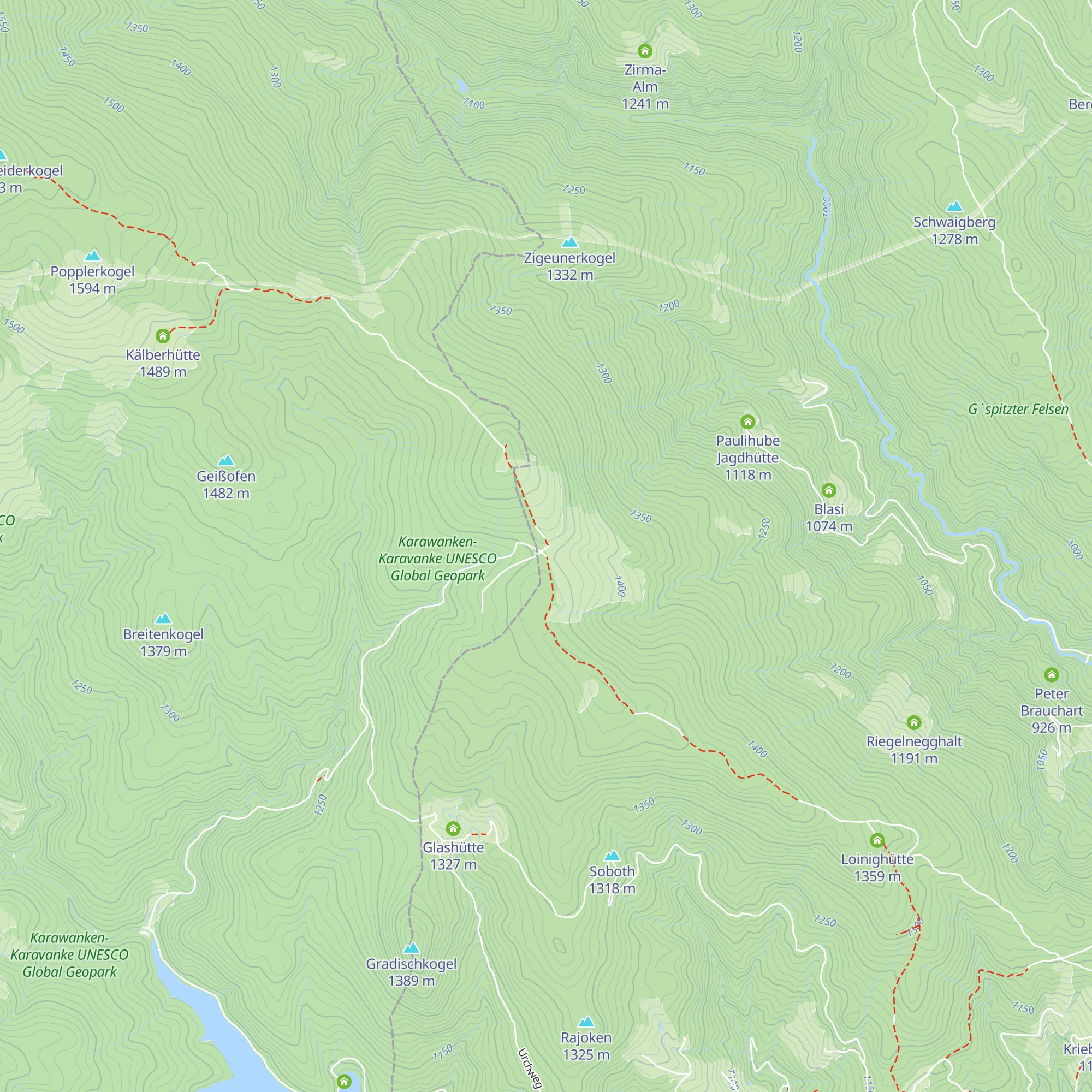 Dreieckhütte map