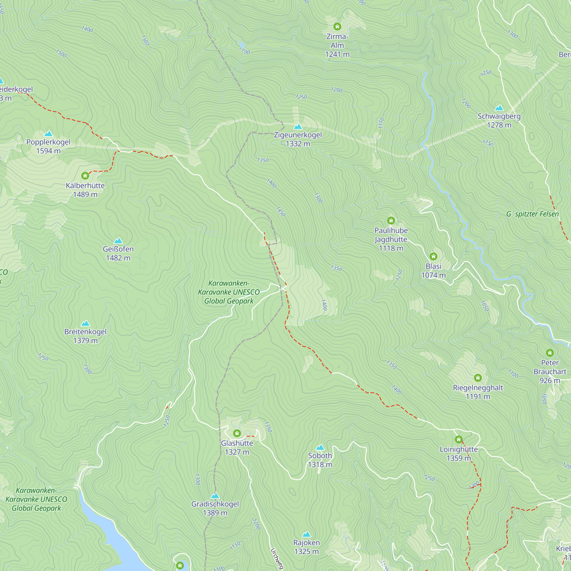 Dreieckhütte map