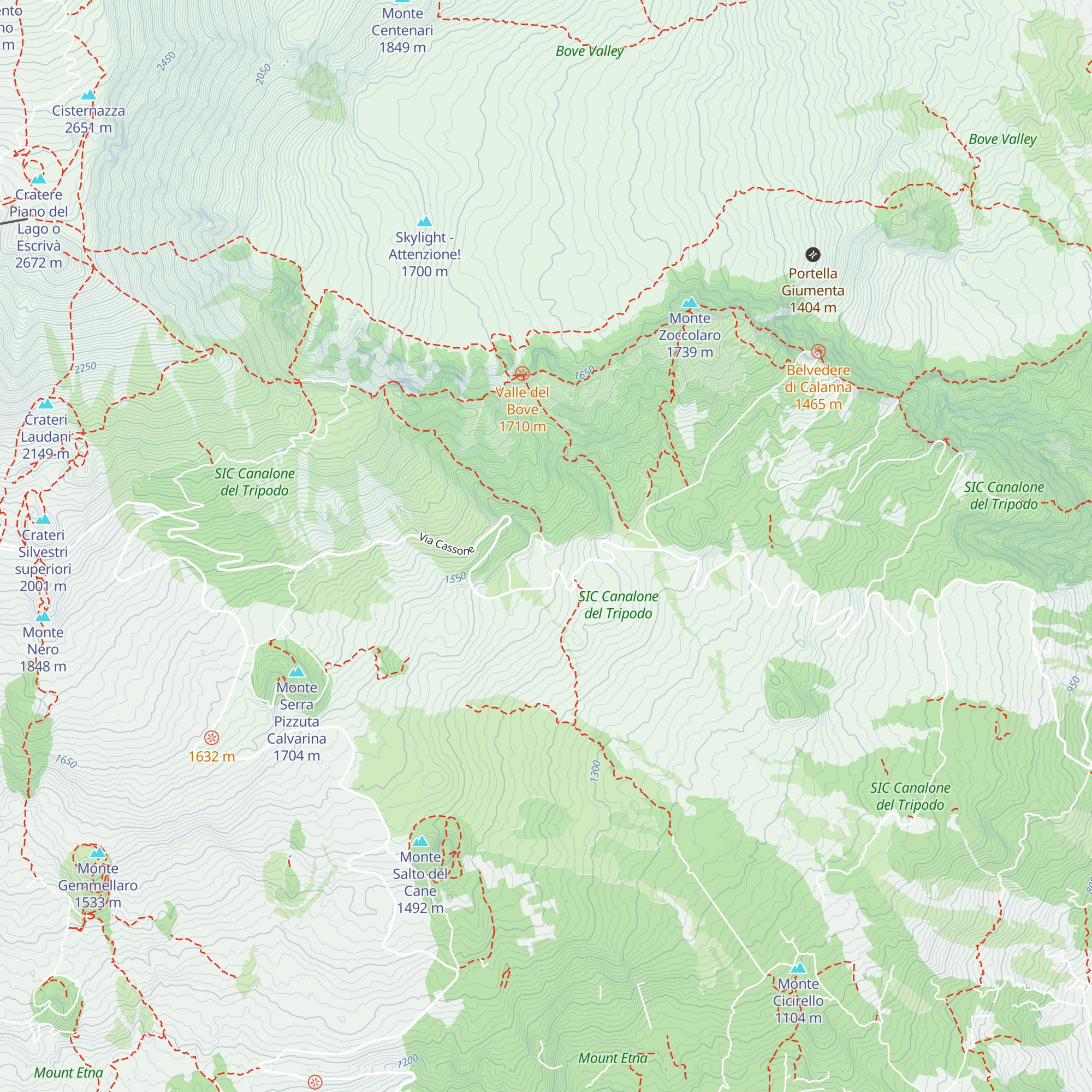 Madonna di Cassone map