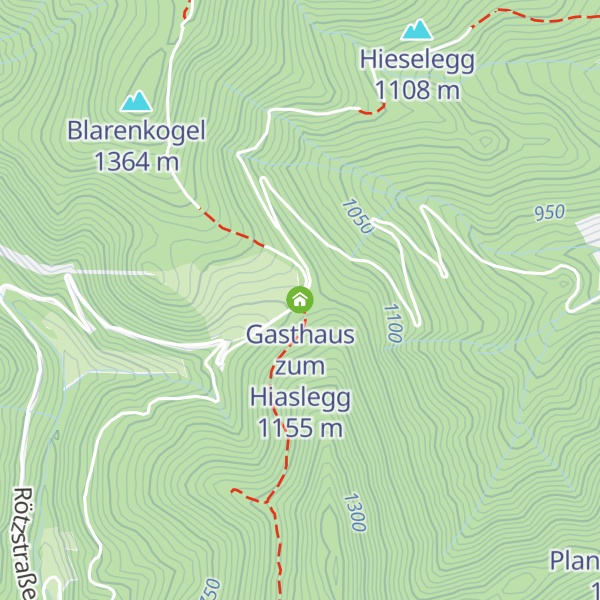Map of Gasthaus zum Hiaslegg