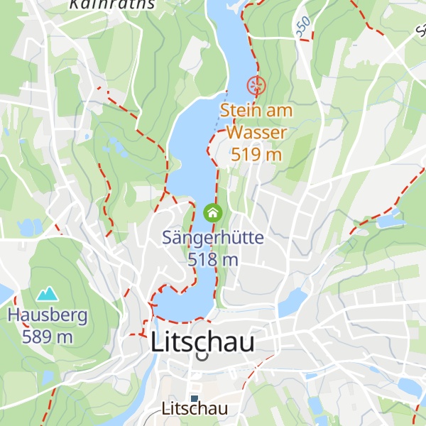 Map of Sängerhütte